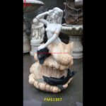 Water Queen Carving White Marble Fountain