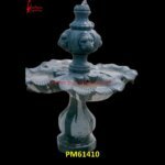 Black Marble Stone Plate Shape Fountain