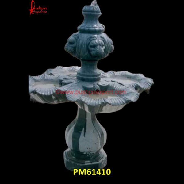 Black Marble Stone Plate Shape Fountain PM61410 marble fountain online,marble fountain outdoor,marble fountain udaipur,marble garden fountain,marble indoor fountain,marble lion fountain,marble lion head fountain,marble rolling b.jpg