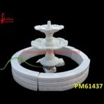 Beautiful White Marble Stone Water Fountain