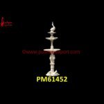 Antique Finish White Marble Fountain