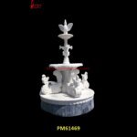 White Marble Stone Garden Fountain For Farm House