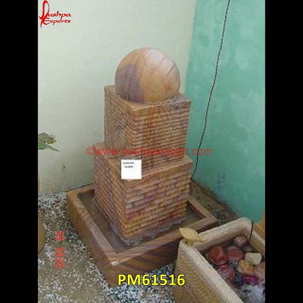 Sandstone Ball Floating Water Fountain PM61516 bird bath stone fountain,black granite fountain,black marble fountain,black stone fountain,black stone water fountain,building a stone fountain,carved marble fountain,carved stone.jpg