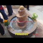 Sandstone Ball Floating Garden Fountain