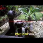 Modern Garden Decor Black Marble Fountain