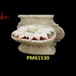 Antique Finish White Marble Garden Fountain