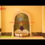 Peacock Design Marble Wall Fountain