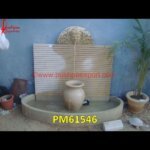 Traditional Sandstone Made Wall Fountain