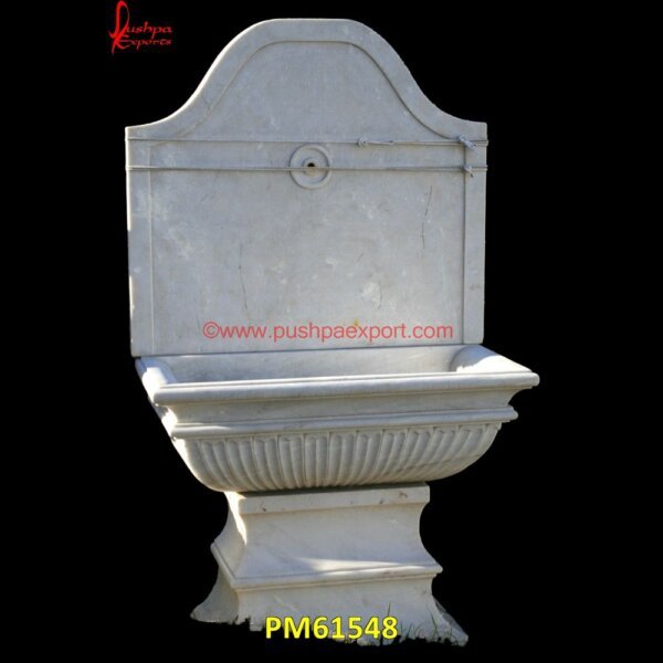 White Marble Stone Wall Fountain PM61548 stone bird bath fountain,stone fountain for garden,stone fountains near me,stone outdoor water fountain,stone wall fountain,stone water features,stone waterfall fountain,2 tier sto.jpg