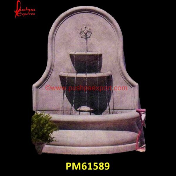 Sandstone Wall Fountain PM61589 natural stone fountain,natural stone water fountains,slate fountain,slate water fountain,stacked stone fountain,stone basin fountain,stone bird bath fountain,stone fountain for gar.jpg