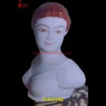 Handmade White Stone Lady Bust