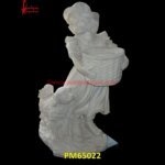 White Marble Baby Girl Figure