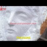 Marble Lady Face Statue