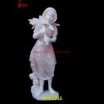 Girl European Single Figure Marble Statue