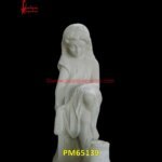 White Marble Baby Girl Greek Statue