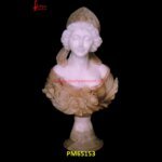 White Marble Stone Lady Statue