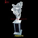 White Marble Angel Outdoor Statue