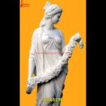 White Marble Lady Greek Sculpture