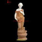 Handcarved Lady Stone Statue