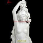 Handicraft White Marble Lady Greek Statue