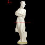 White Marble Lady Statue