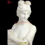 White Marble Lady Statue