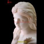 White Marble Stone Lady Sculpture