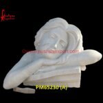 Sandstone Outdoor Decor Lady Statue