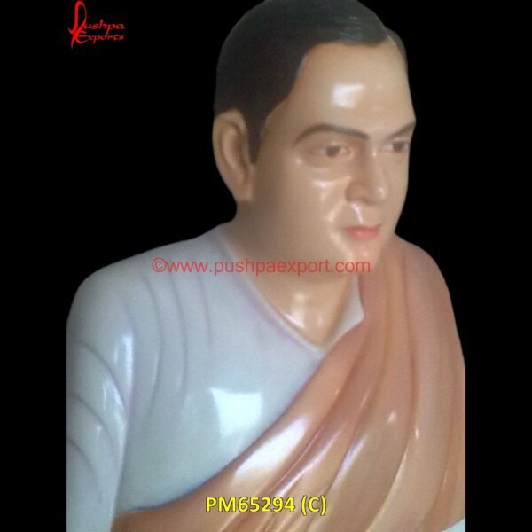 PM65294 (C) Rajiv Gandhi Marble Statue, Marble Statue Of Rajiv Gandhi, Rajiv Gandhi Stone Statue, Rajiv Gandhi Black Stone Statue, Rajiv Gandhi White Marble Statue.jpg