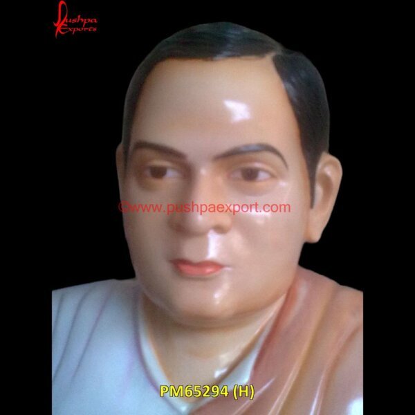 PM65294 (H) Rajiv Gandhi Marble Statue, Marble Statue Of Rajiv Gandhi, Rajiv Gandhi Stone Statue, Rajiv Gandhi Black Stone Statue, Rajiv Gandhi White Marble Statue.jpg