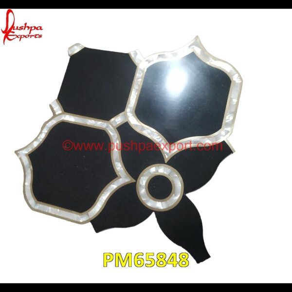 Black Marble And Metal Inlay Top PM65848 stone wood inlay,stone inlay work,stone inlay table tops,stone inlay furniture,stone inlay flooring,stone inlay coffee table,stone inlay art,stone floor inlays,pietra dura techniqu.jpg