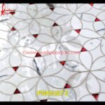 Metal Inlay Work Floor Tile