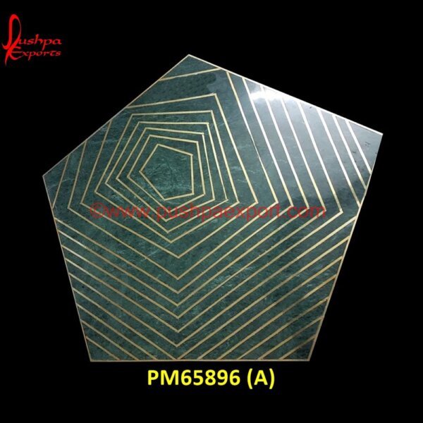 Green Marble Metal Inlay Work Table Top PM65896 (A) inlay marble design,inlay marble crafts,inlay designs in marble,inlaid marble table tops india,indian stone inlay,indian marble inlay table,indian marble inlay,granite stone inlay,.jpg