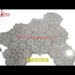 Flower Design Metal Inlay Table Top