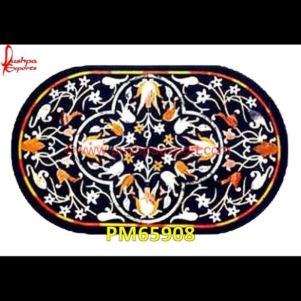 Oval Shaped Inlay Marble Table Top PM65908 stone inlay globe,stone for inlay,pietre dure,pietra dura table,pietra dura,marble medallions,marble inlay tables,marble inlay,marble floor medallions,brass inlay marble tile,white.jpg