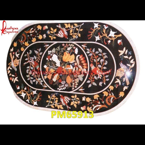 Flower Design Inlay Table Top PM65913 marble medallions,marble inlay tables,marble inlay,marble floor medallions,brass inlay marble tile,white marble inlay table tops,travertine mosaic medallion,taj mahal inlay stones,.jpg