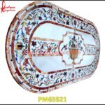 Pietra Dura Work Marble Table Top