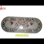 Flying Bird Design Inlaid Marble Table Top