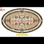 Pietra Dura Oval Shaped Table Top