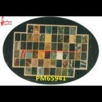 Colorful Marble Overlay Work Marble Medallion