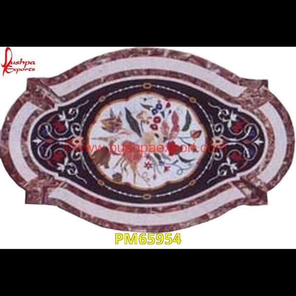 Pietra Dura Work Inlay Table PM65954 marble inlay tray,marble inlay tiles,marble inlay table tops,marble inlay panel,marble inlay medallion,marble inlay handicrafts,marble inlay furniture,marble inlay flooring italy,m.jpg