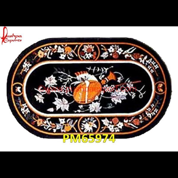 Oval Shaped Table Top With Inlay Work PM65974 marble floor inlay designs,stone inlay globe,stone for inlay,pietre dure,pietra dura table,pietra dura,marble medallions,marble inlay tables,marble inlay,marble floor medallions,br.jpg