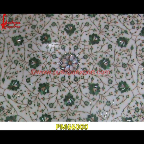 Green Flower Pichkari Work Table Top PM66000 pietra dura marble table tops,pietra dura inlays,pietra dura india,pietra dura in india,pietra dura furniture,pietra dura for sale,pietra dura dining table,pietra dura cabinet,piet.jpg