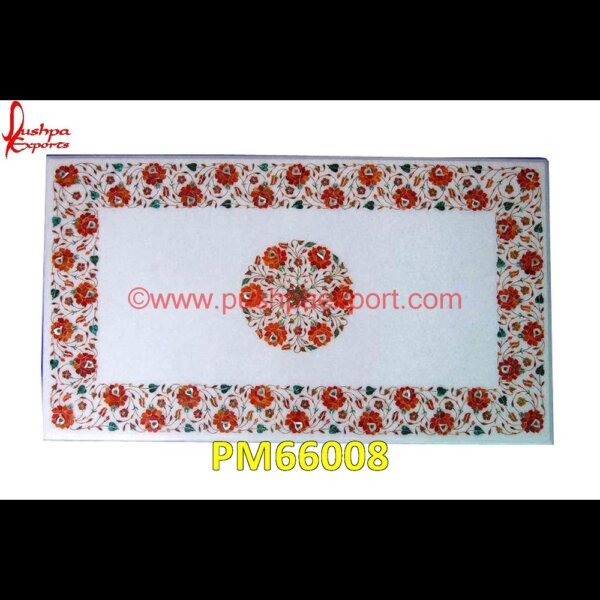 Flower Pichkari Marble Table Top PM66008 pietra dura box,pietra dura art,mughal pietra dura,mosaic marble medallions,metal inlay in stone,medallion marble floor decor,marble tile medallions,marble mosaic medallion,marble.jpg