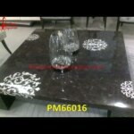 Pichkari Art On Black Marble Table Top