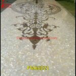 Pichkari Inlay Work On Marble Dining Table Top