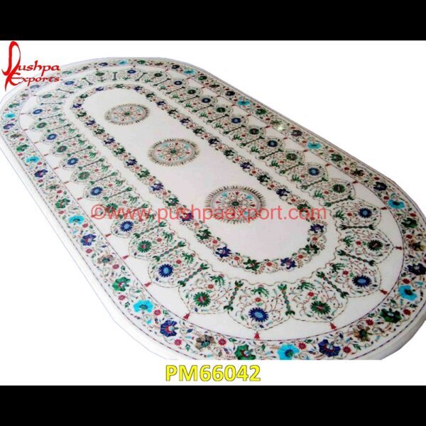 Fine Pichkari Work On White Marble Table Top PM66042 marble floor inlay designs,stone inlay globe,stone for inlay,pietre dure,pietra dura table,pietra dura,marble medallions,marble inlay tables,marble inlay,marble floor medallions,br.jpg