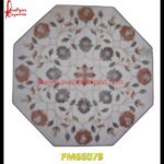 Flowers Design Pichkari On White Marble Table Top