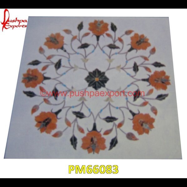 White Marble Mosaic Table Top PM66083 pietra dura,marble medallions,marble inlay tables,marble inlay,marble floor medallions,brass inlay marble tile,white marble inlay table tops,travertine mosaic medallion,taj mahal i.jpg