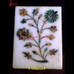 Leaf Pichkari On White Marble Table Top